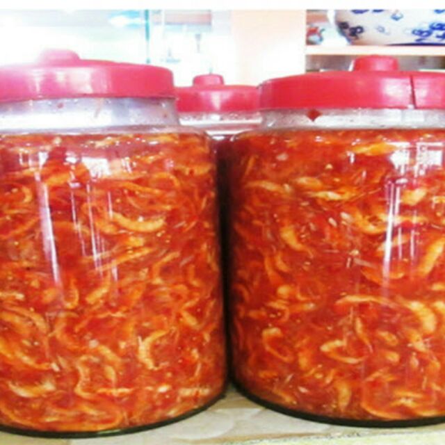 Combo 4 hủ tôm chua và 1 hủ cá cơm