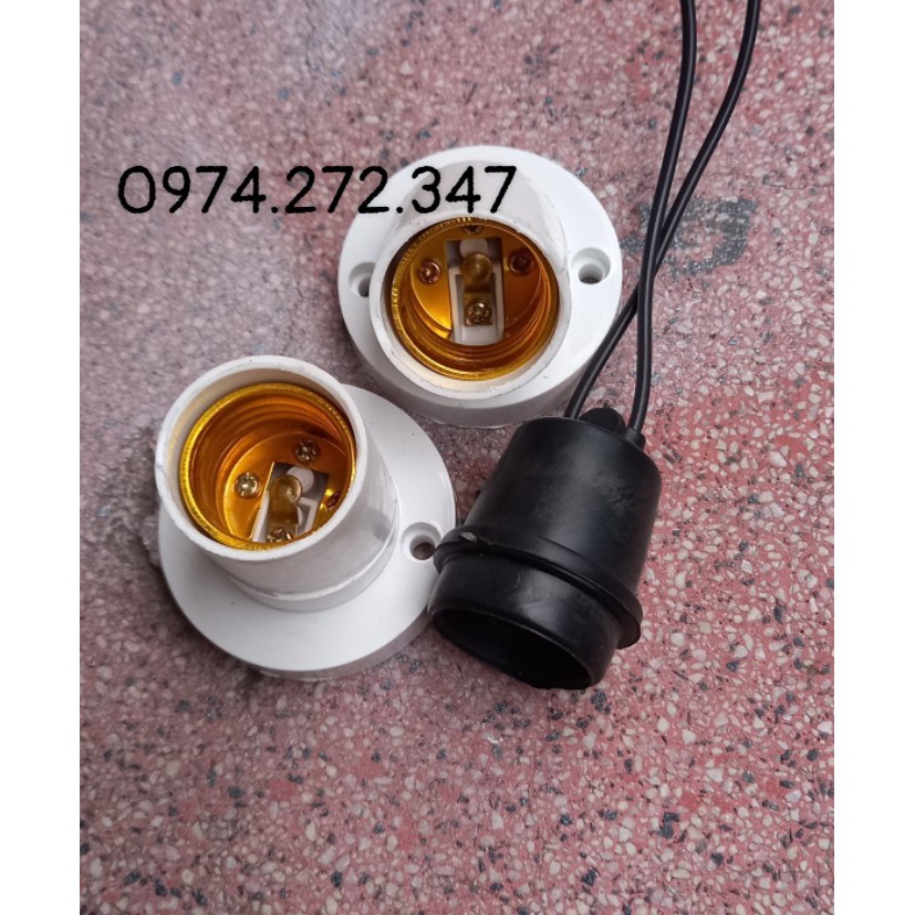 Đuôi Bóng Đèn E27 Các Loại - Chuôi Đèn Ngoài Trời, Chống Nước - Chuôi Gắn Tường Xoay - Hàng Việt Nam Chất Lượng Cao .