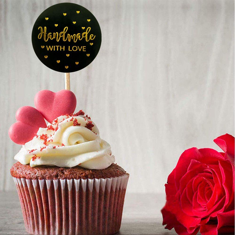 Cuộn 500 Nhãn Dán Tròn In Chữ Thank You Độc Đáo Trang Trí Quà Tặng DIY