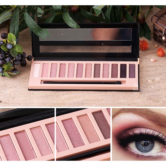 Phấn Mắt LA GIRL 12 Ô Nudes Eyeshadow