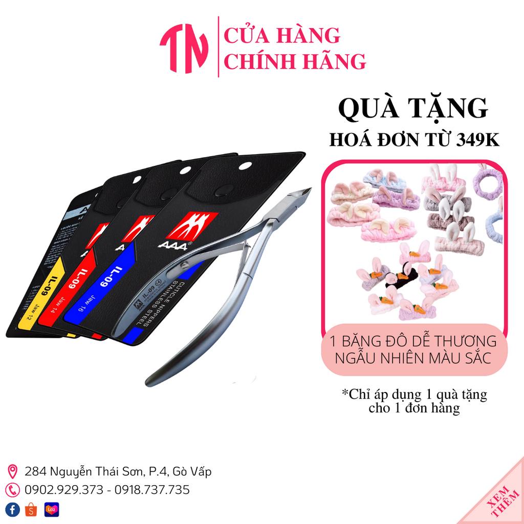 Kềm AAA inox không gỉ cắt da, nhặt da tay IL-09 không gỉ dụng cụ làm móng tay chuyên nghiệp nghệ thuật nail