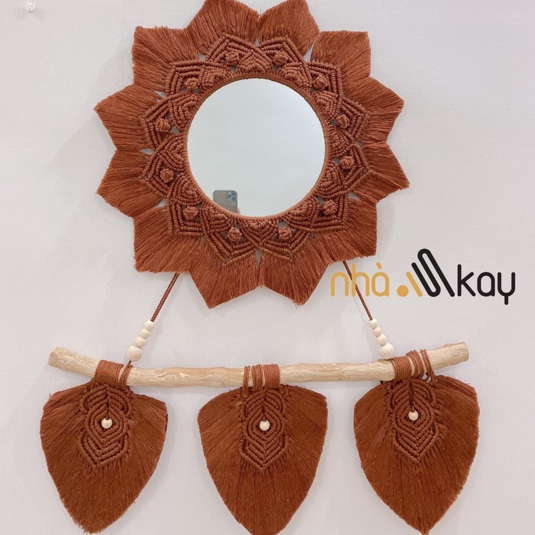 Dây thừng macrame cotton 100% 1Xoắn 4mm