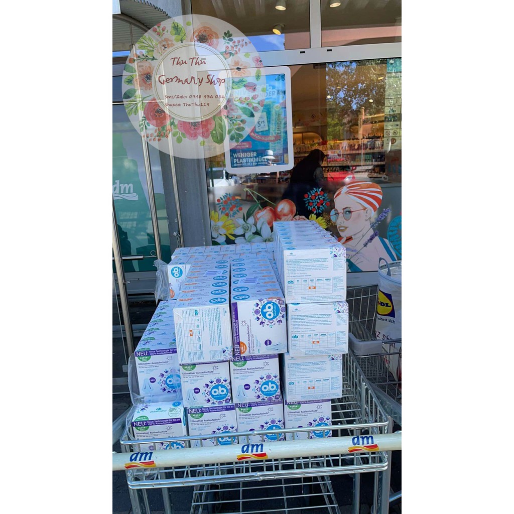 Băng vệ sinh tampon o.b. Đức