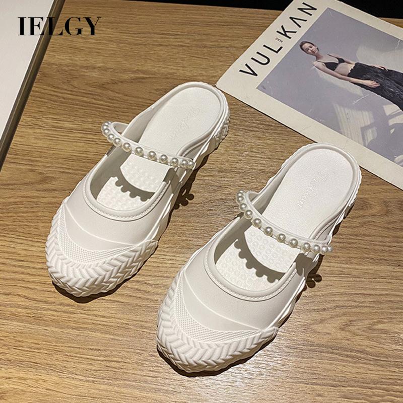 Dép Đế Xuồng Đính Ngọc Trai Thời Trang Thể Thao