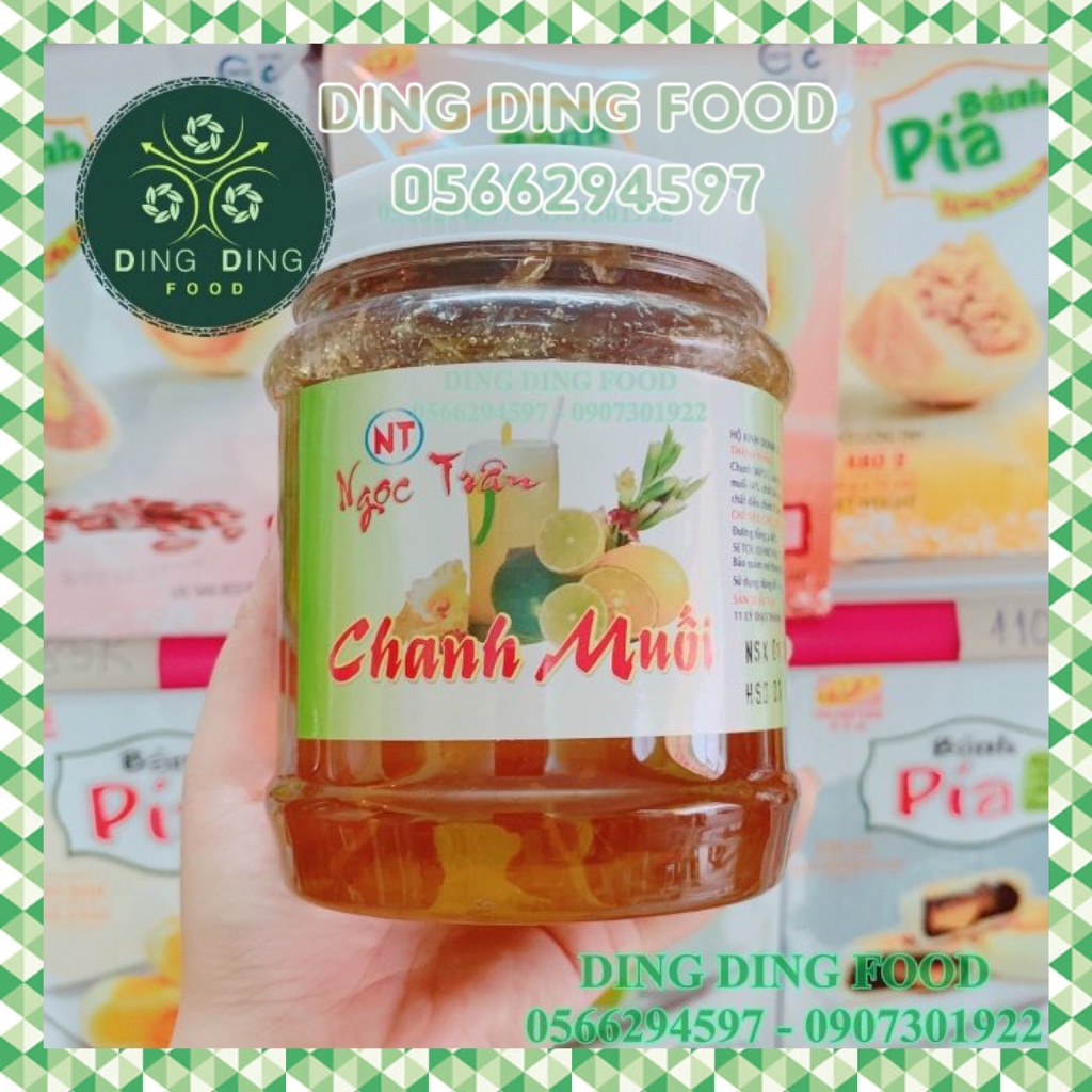 Date 2024 -  Chanh Muối Sợi Ngọc Trân, Nguyên Liệu Pha Chế, Mứt Trái Cây, Ăn Vặt Siêu Ngon, DING DING FOOD