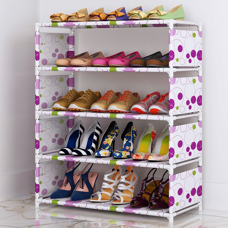Kệ giày đơn giản nhiều lớp lắp ráp tủ đựng chống bụi gia đình lối vào ký túc xá sinh viên chuyên dụng