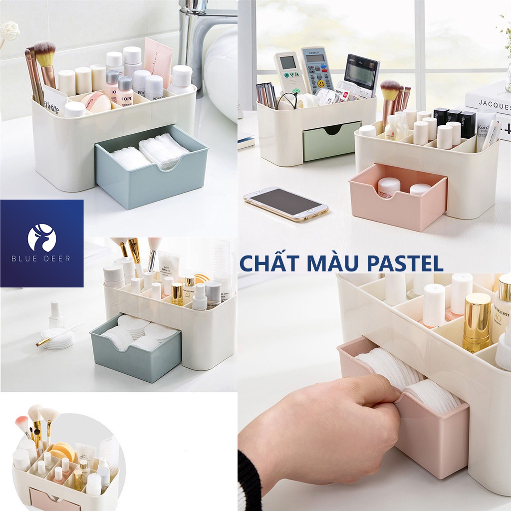 Hộp Đựng Trang Sức Để Bàn Màu Pastel – BLUE DEER