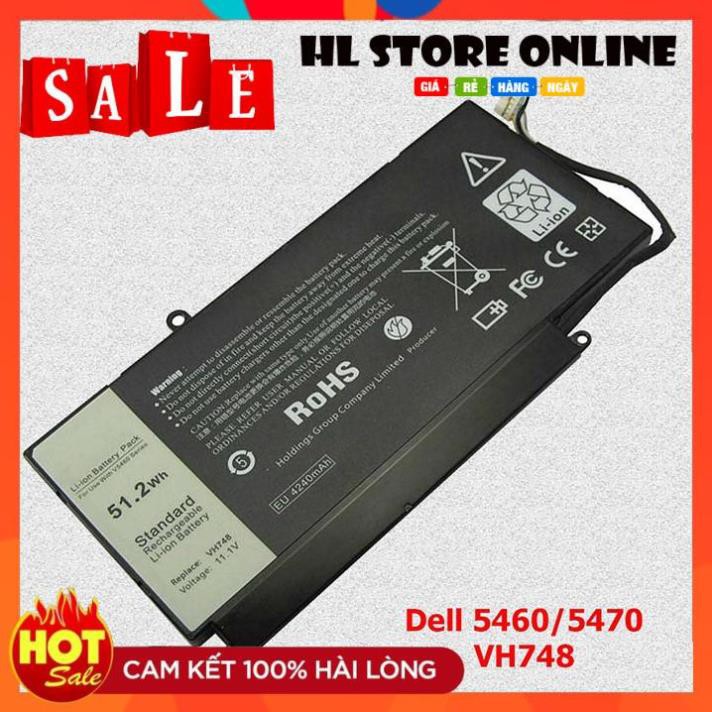💖 Pin laptop Dell Vostro 5460 zin 5470 5480 5560 VH748 V5560 V5460 V5470 V5480 14-5480 Dell Inspiron 14-5439