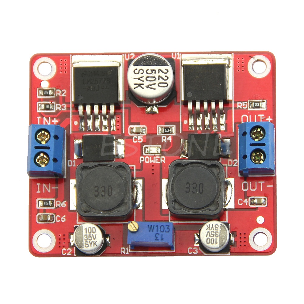 Mô Đun Tăng Áp DC-DC LM2577S + LM2596S Chuyên Dụng Chất Lượng Cao