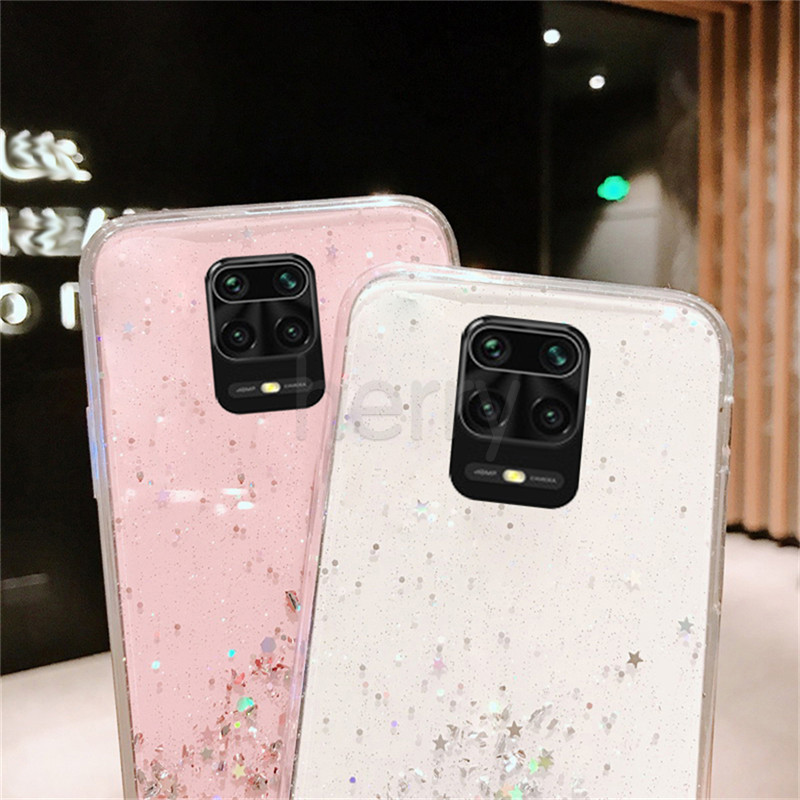 Ốp lưng TPU Bầu trời đầy sao tỏa sáng vỏ điện thoại Cho Xiaomi Mi Redmi Note 10 10s 9 9s Pro 10T 9T K40 Poco X3 NFC F3 M3 Pro 10 Lite Chống Sock Chống Trầy Chống vết dầu