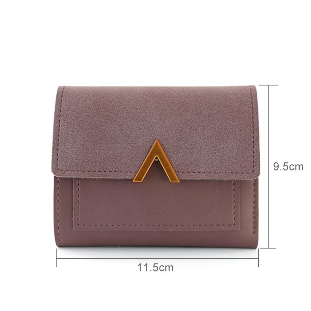 Ví Da Ngắn Mini Sang Trọng Đơn Giản Dành Cho Nữ S5Z8