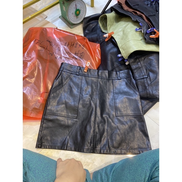 chân váy da combo 8c