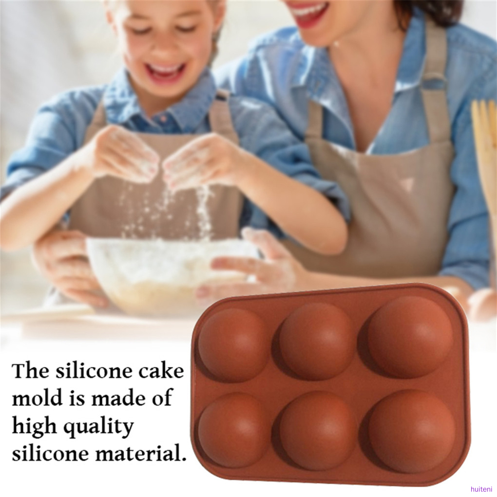 Khuôn Silicone Làm Bánh / Sô Cô La Hình Nửa Quả Bóng Sáng Tạo