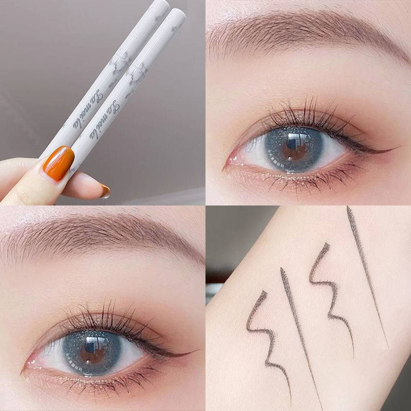 [Hàng mới về] Bút Kẻ Mắt Thiết Kế Vỏ Họa Tiết Đá Cẩm Thạch Chống Thấm Nước 24h