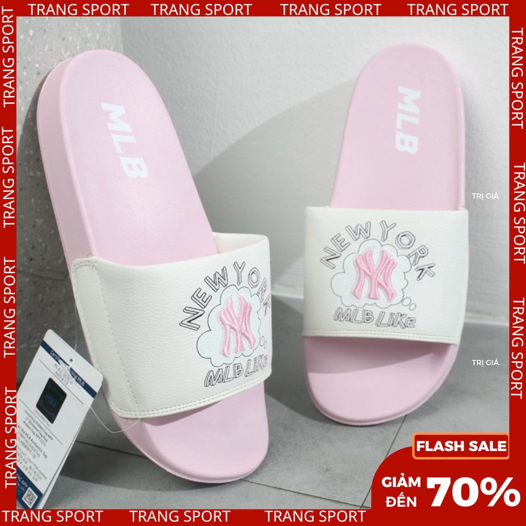 Dép 𝗠𝗟𝗕 𝗡𝗬 hàn quốc thời trang giới trẻ tặng kèm hộp