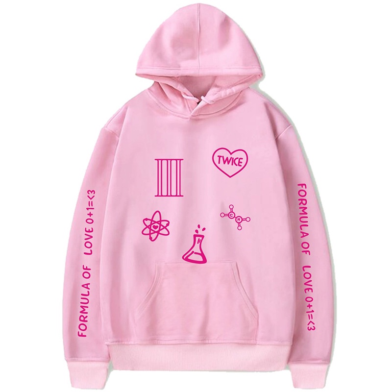 Áo Hoodie Dài Tay In Tên Các Thành Viên Nhóm Nhạc TWICE 4TH WORLD TOUR