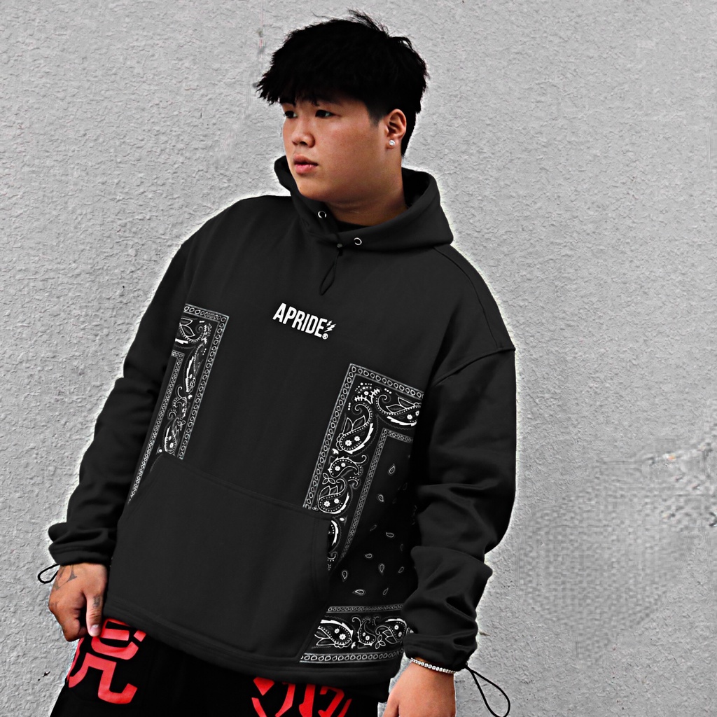Áo Hoodies hoạ tiết Bandana bigsize