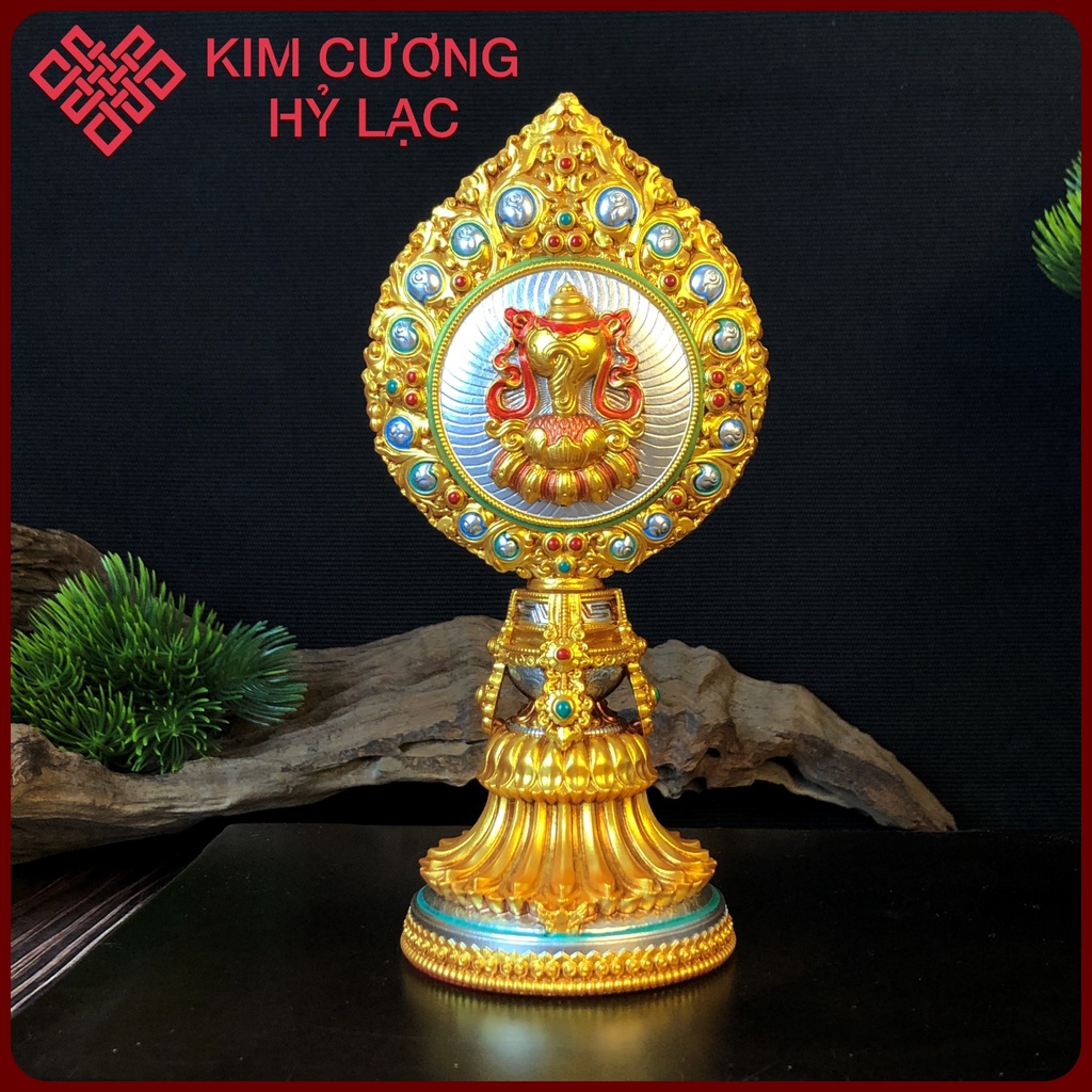 Bát Cát Tường  Mật Tông [Kim Cương Hỷ Lạc] 18 Cm