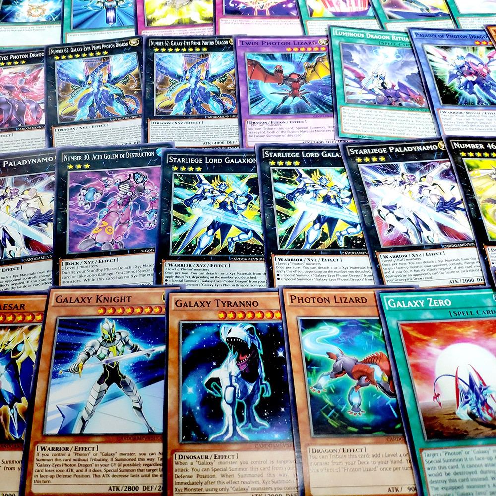 Bài Yugioh ❤️FREESHIP❤️ Thẻ bài Galaxy-Eyes Kaito Tenjo deck 54 lá