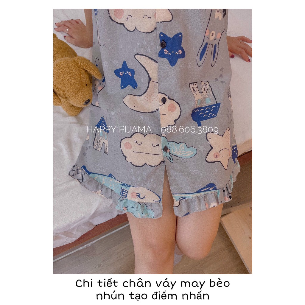 Váy Ngủ Cute ⚠️❗ HÀNG LOẠI 1 - XƯỞNG MAY⚠️❗ chất Kate Thái Cực Mát, Họa Tiết Hoạt Hình Dễ Thương | BigBuy360 - bigbuy360.vn