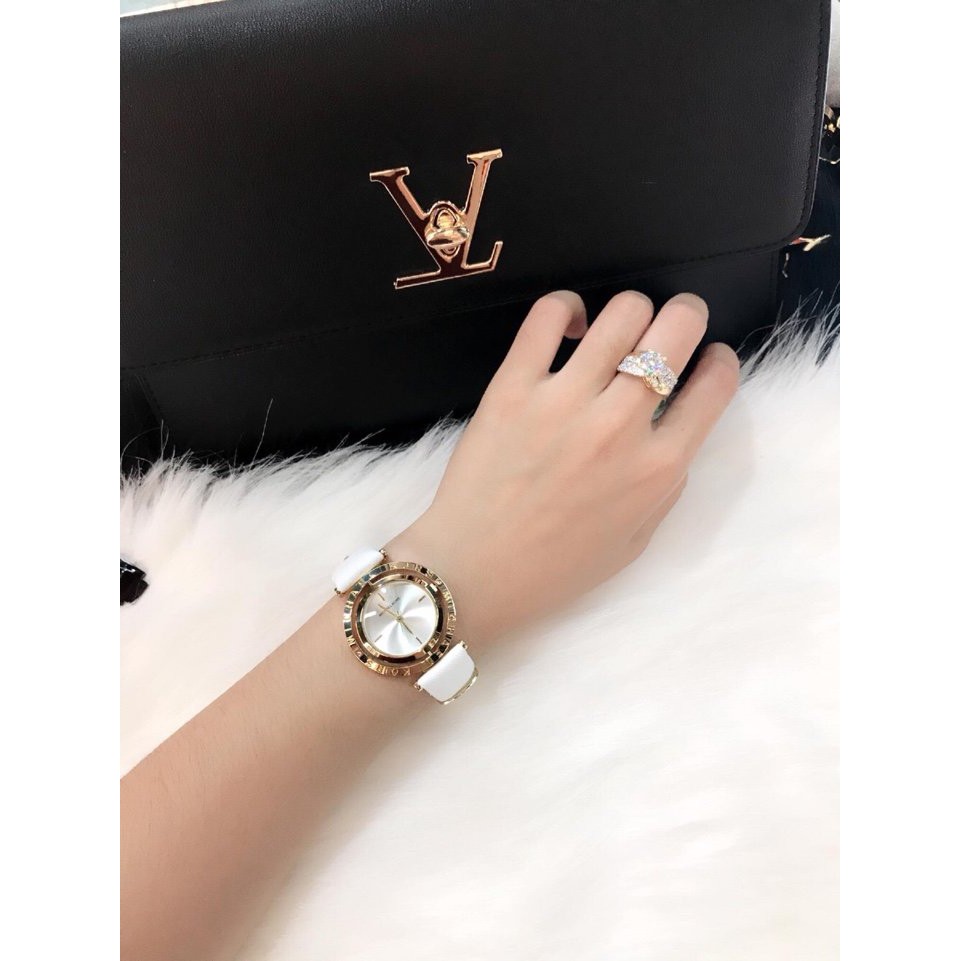 Michael kors dây da mặt xoay