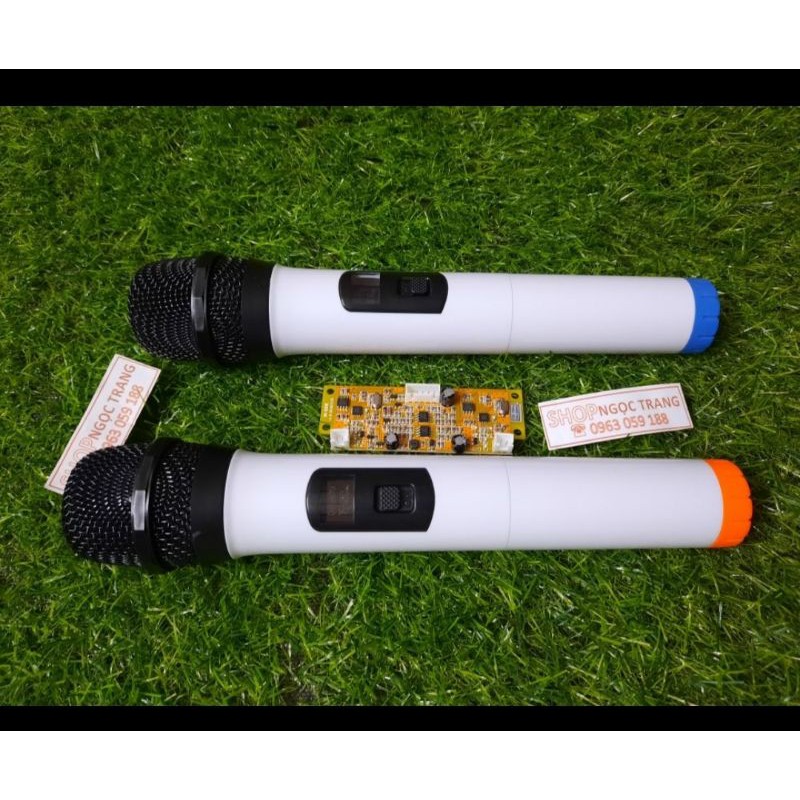 Micro Không Dây Giành Cho Loa Kéo  - Giá 1 Bộ 2 Tay Micro Và 1 Bo Mic