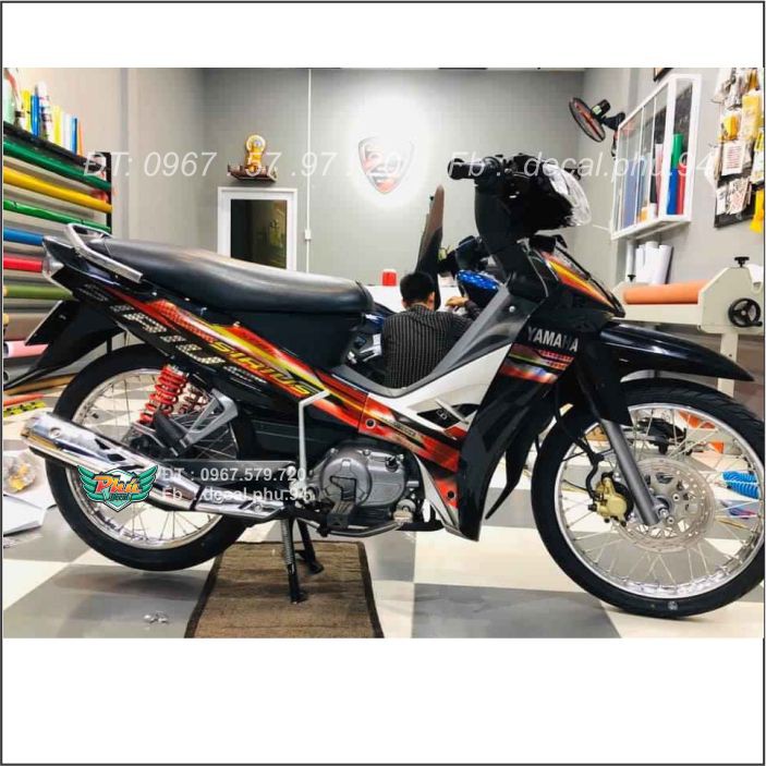 Tem Sirius đỏ đen Spark Crom (V)