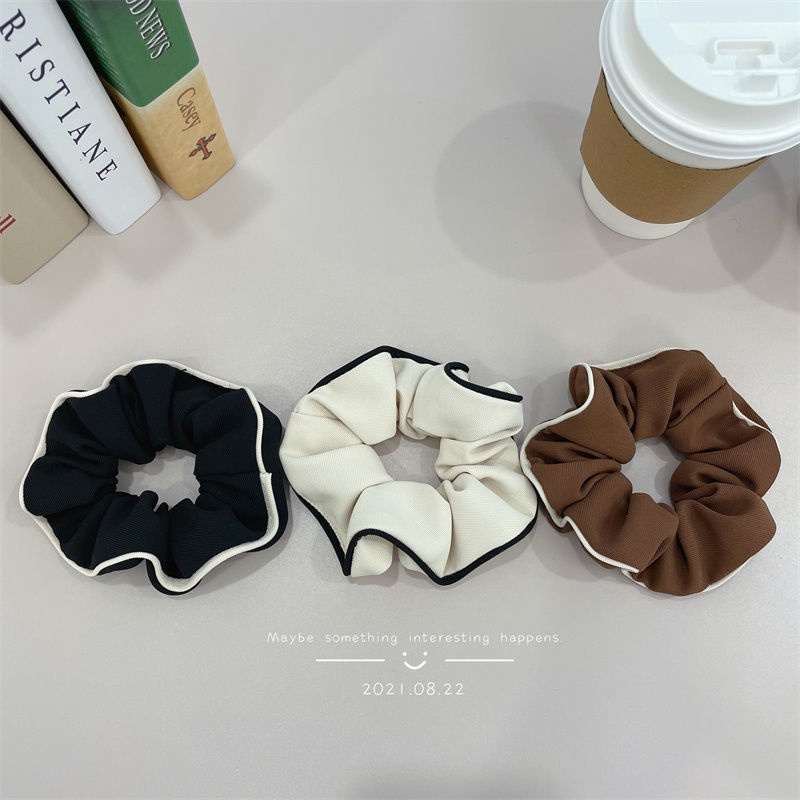 Dây Buộc Tóc Trà Sữa Màu Đơn Giản Cho Nữ