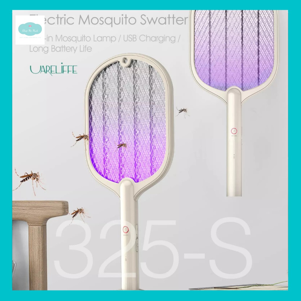 [Sẵn] Vợt muỗi xiaomi Urallife 3 phiên bản nâng cấp - có đèn LED, sạc nhiều lần, 3 lớp lưới, diệt muỗi hiệu quả