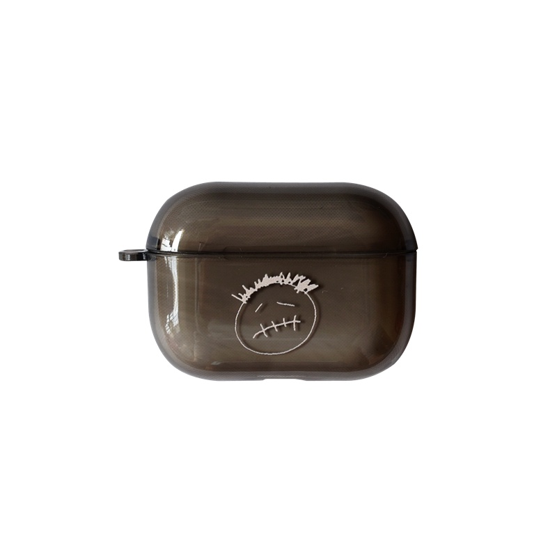 Vỏ bảo vệ hộp sạc tai nghe Bluetooth không dây Airpods 1/2/3 pro in hình Travis Scott sáng tạo