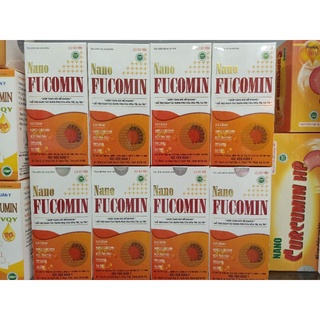 Nano FUCOMIN Học Viện Quân Y gồm Fucoidan, Nano Curcumin, Bột Tam Thất, Cao Xạ Đen Giúp Tăng Cường Sức Đề Kháng, U Bướu