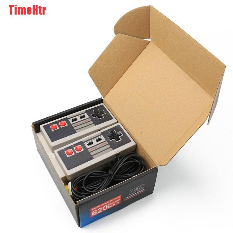 TimeHtr Super Mini Family TV Video Game Console Retro AV Out Built-in 620 Games