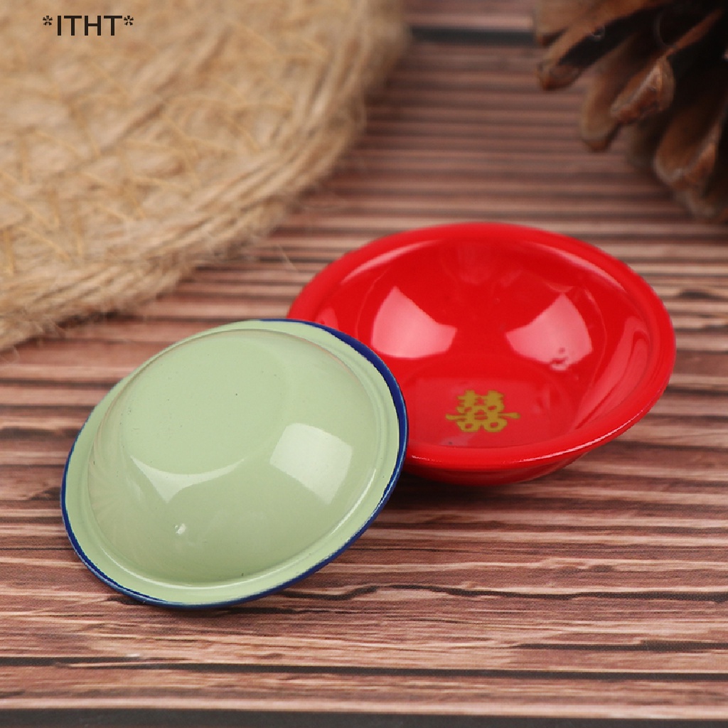 Mô Hình Bát Đĩa Súp Tỷ Lệ 1 / 12 Dùng Trang Trí Nhà Búp Bê