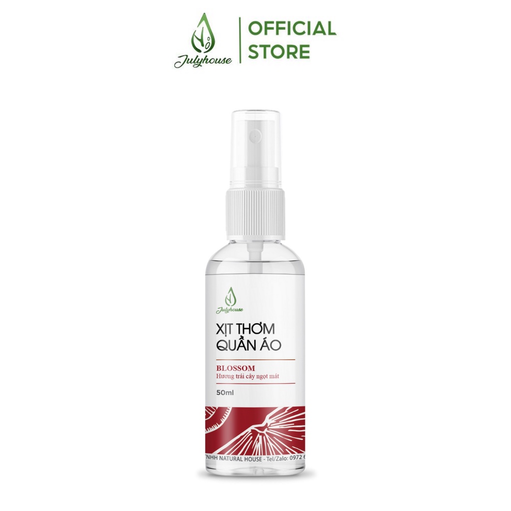 Xịt thơm quần áo hương trái cây ngọt mát Blossom 20ml JULYHOUSE - YOOSOO MALL