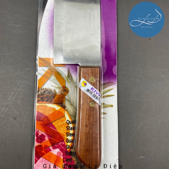 Dao Thái Lan KiWi Cán Gỗ Loại 1 - Dao Nhà Bếp Trung 22