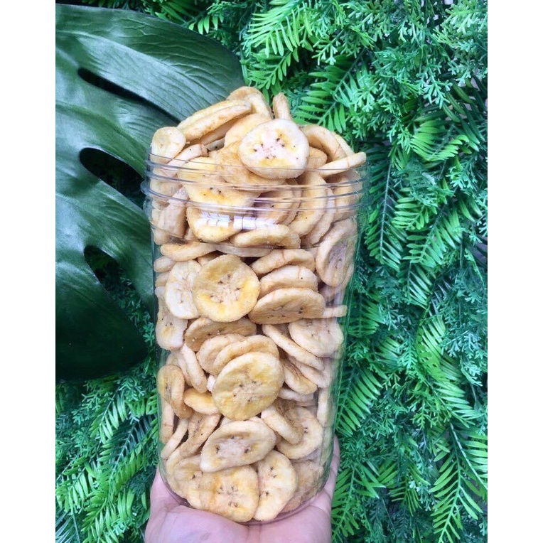 500GR CHUỐI SẤY GIÒN NGUYÊN CÁNH VÀNG NGON GIÒN