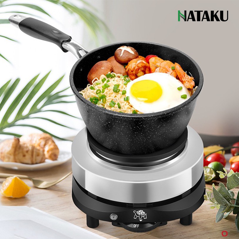 Bếp Điện Đa Năng Mini 500W Chuyên Dùng Cho ấm Moka Pot -Phích Cắm Châu Âu