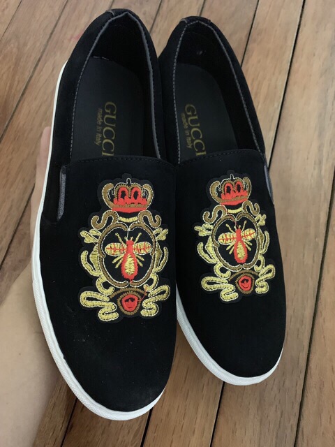 (Video Thật) Giầy Lười Nam Siêu Cấp Kiểu Dáng Trẻ Trung Thời Trang Ong Vàng Nhũ, Mác Dolce Chất Đẹp | BigBuy360 - bigbuy360.vn