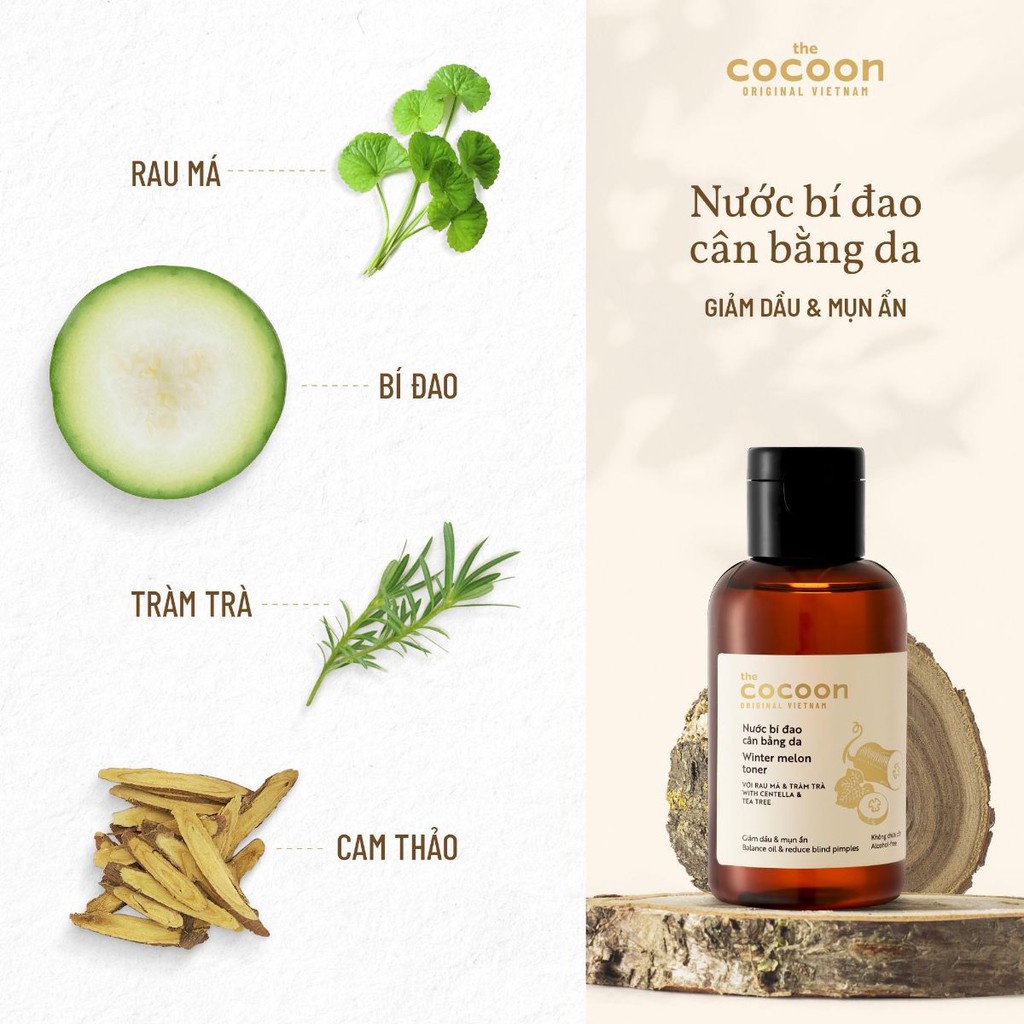 Nước Tẩy Trang Bí Đao Cocoon 140ml