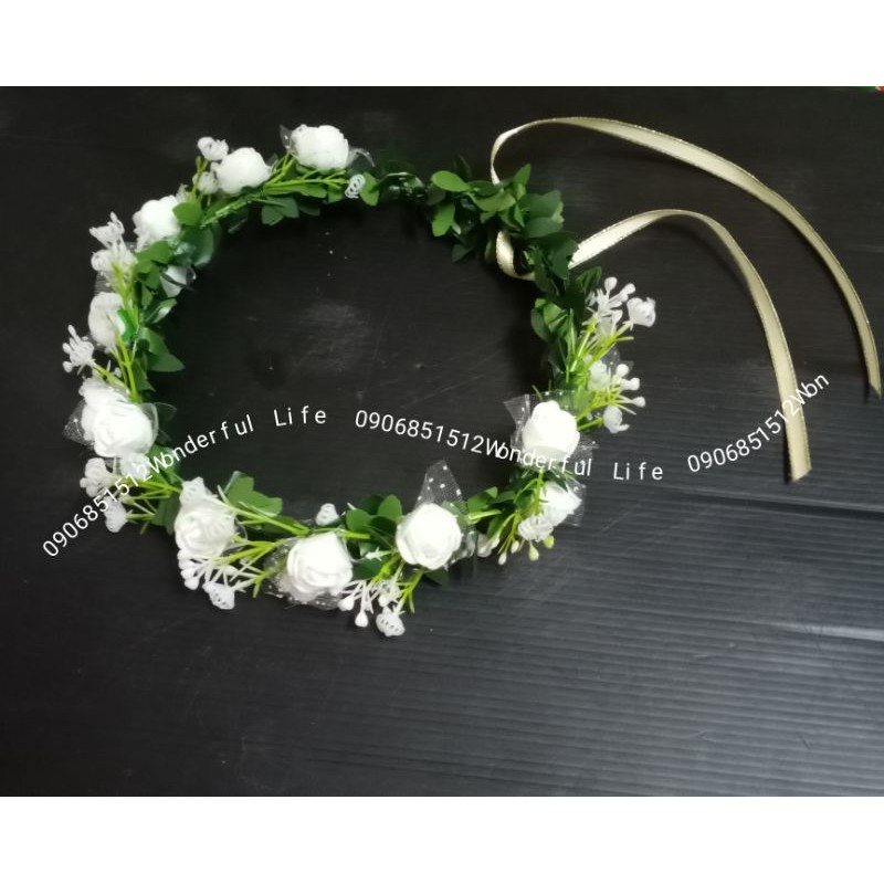 Vòng hoa đội đầu chụp ảnh kỉ yếu, khai giảng, 20/11