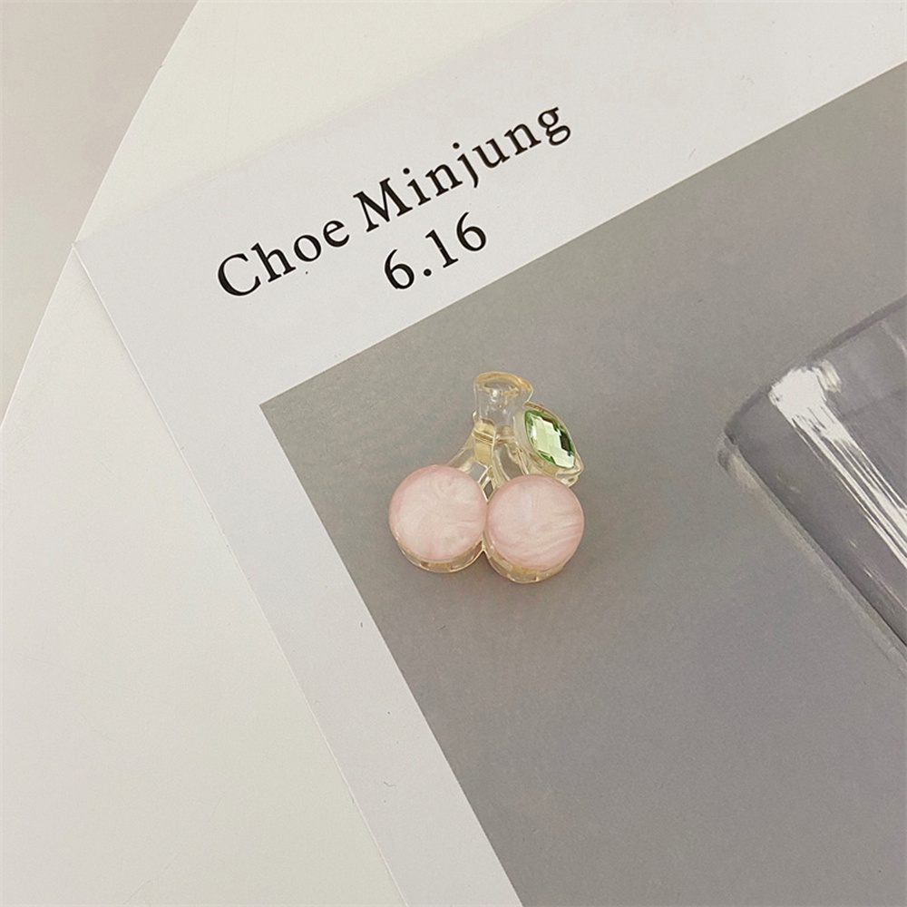Kẹp Tóc Hình Trái Cherry/ Cherry Xinh Xắn Phong Cách Hàn Quốc Cho Bé Gái