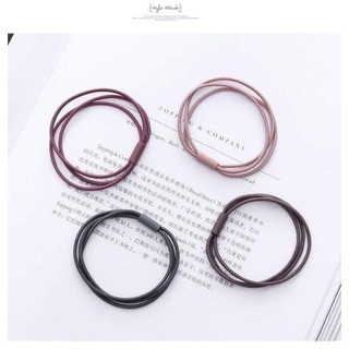 Dây buộc tóc chập 3 chiếc chun siêu chắc.