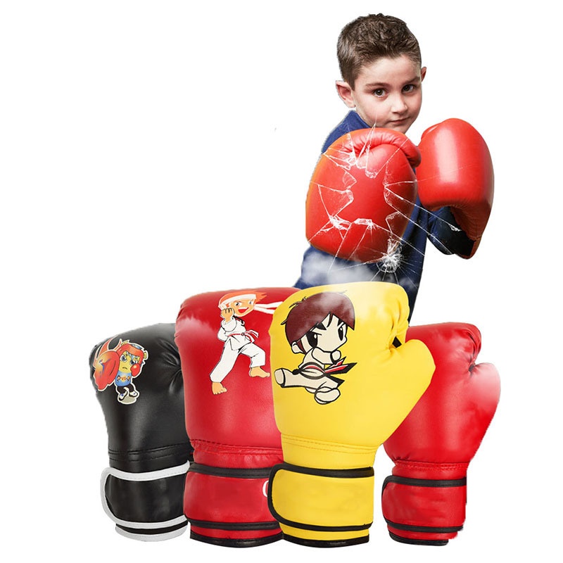 🎁 Găng tay boxing trẻ em loại tốt ⚡FREESHIP⚡ Bao găng tay đấm bốc boxing trẻ em tập võ cho bé từ 3 - 12 tuổi giá siêu rẻ