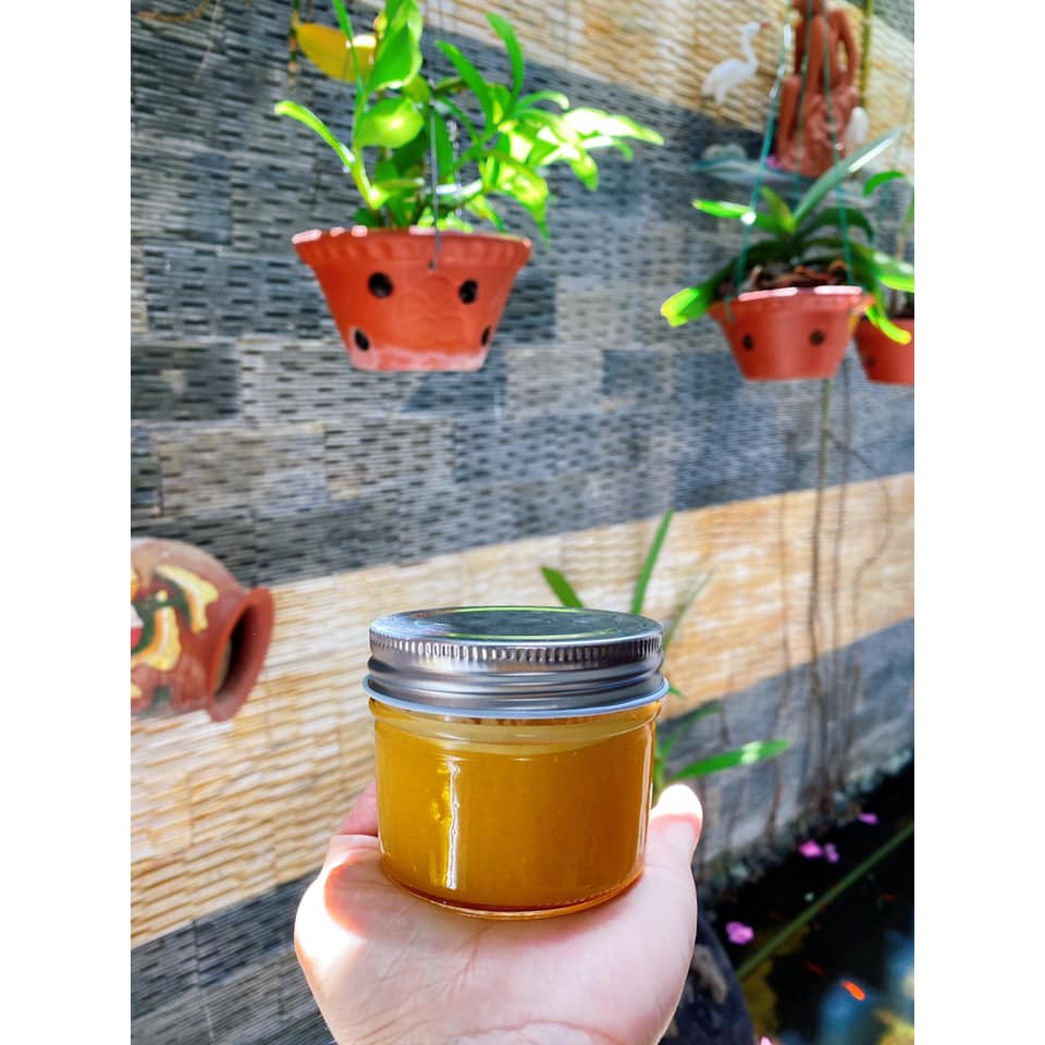 Hũ thủy tinh miệng rộng 100ml/Hũ tròn nắp nhôm đựng thực phẩm, làm caramen | BigBuy360 - bigbuy360.vn