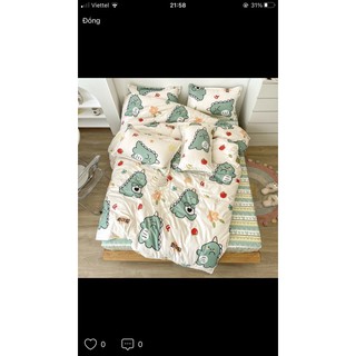 Set chăn ga hàng cotton poly nhập