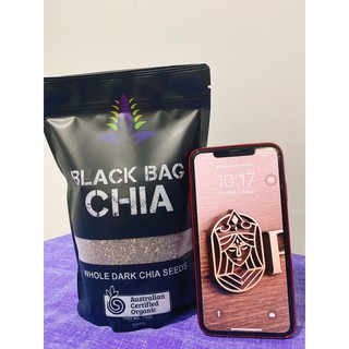 Hạt Chia Úc Organic Chia Seeds Túi Đen 500gr