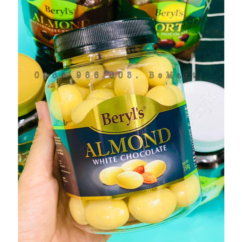 SOCOLA VIÊN TRỨNG CÓ NHÂN BERYL's hũ 350gr