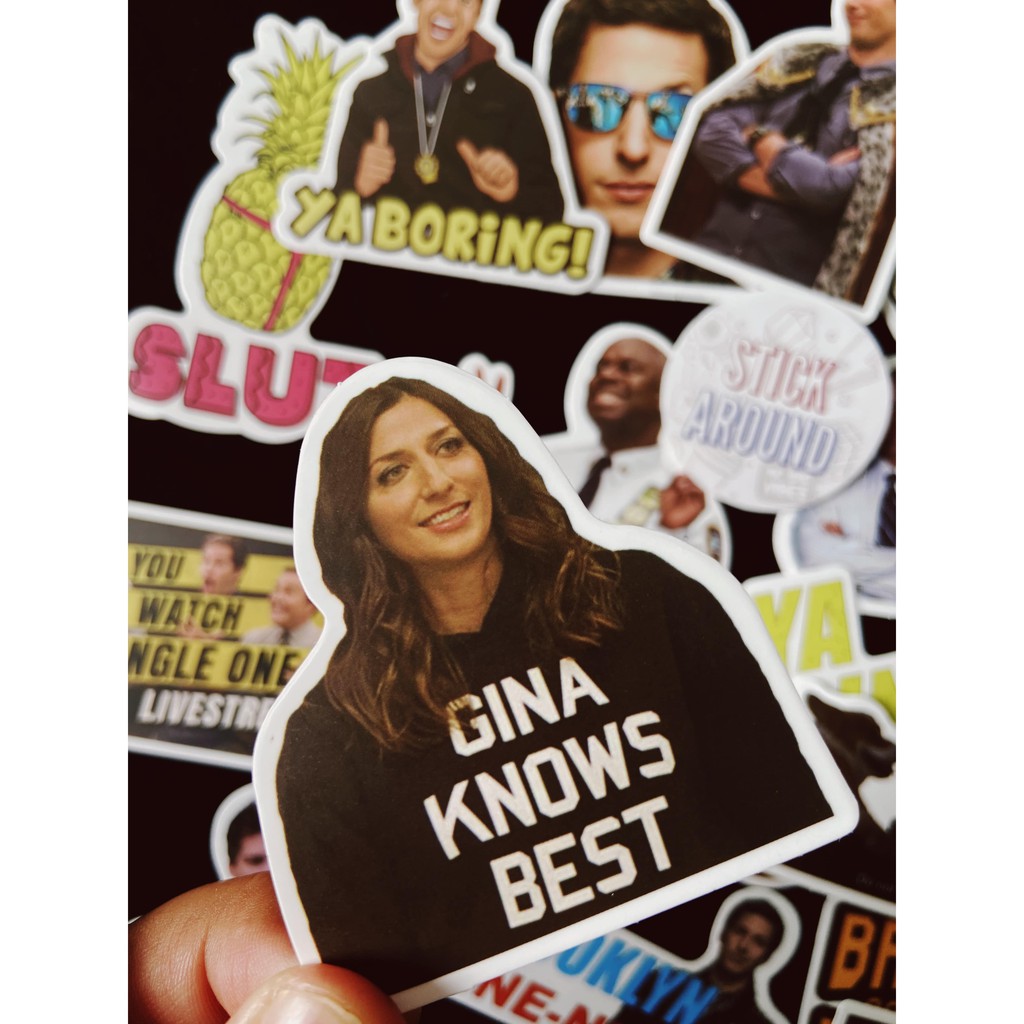 50 sticker Brooklyn Nine Nine US drama hình dán decal chống nước stickaroundvn