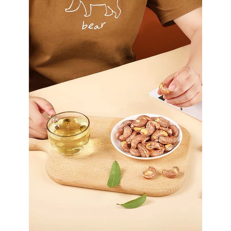 Hạt Điều Rang Muối 500g Nguyên Vỏ Lụa Loại A [ hàng mới hạt to đều siêu thơm ngon cam kết]