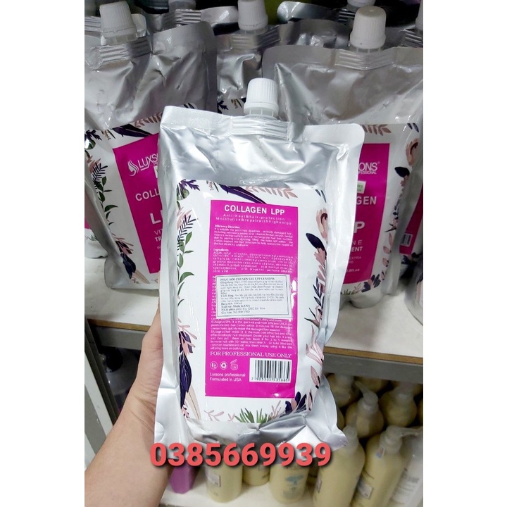 HẤP PHỤC HỒI CHUYÊN SÂU LPP COLLAGEN  MỀM MƯỢT 1000ml